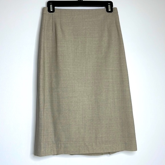 MM Lafleur Dresses & Skirts - MM. LAFLEUR New York Midi Pencil Wool skirt gray/tan/taupe size 4